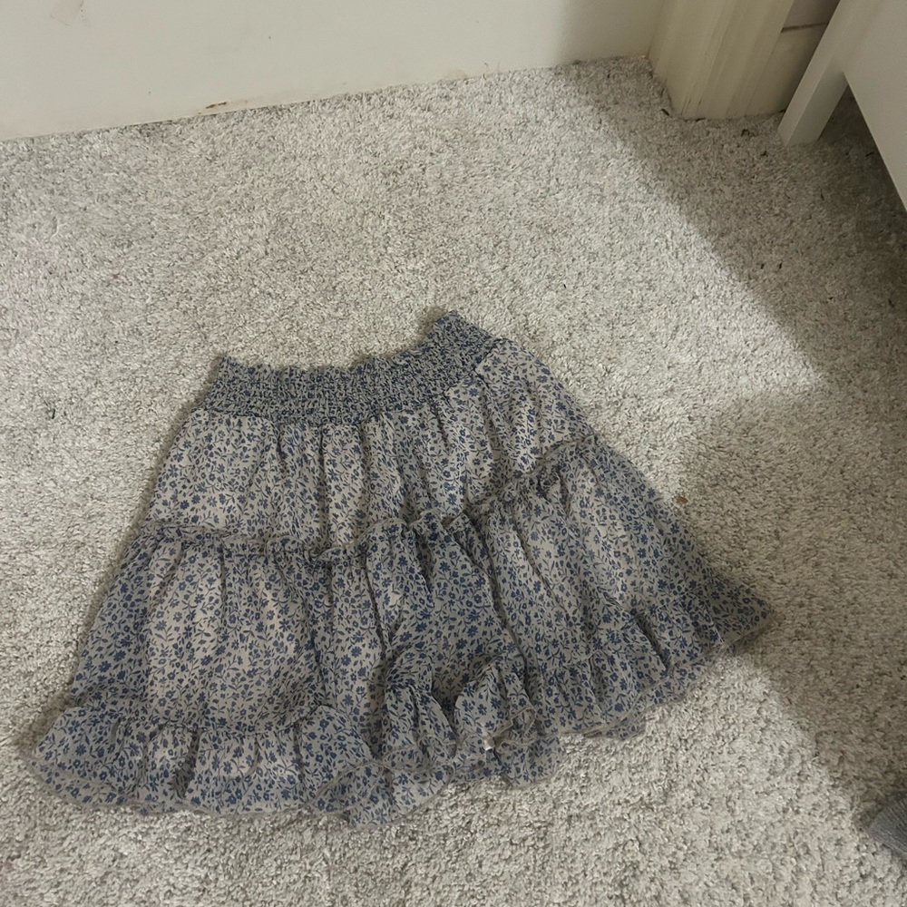 floral skirt